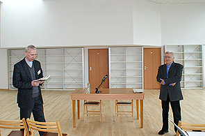 Waldemar Michalski w Bibliotece Uniwersyteckiej KUL- 25 maja 2010 r.