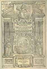  Andrea Palladio, Wenecja, 1581, I QUATTRO LIBRI DELL'ARCHITETTURA 