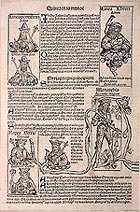 Przykładowa strona   z Liber cronicarum,   Norymberga 1493 