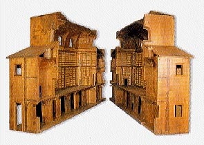  Drewniany model Biblioteki Marucelliana 