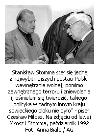  Cz. Miłosz i St. Stomma, 1992   fot. Anna Biała / AG 
