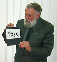  Zbigniew Jóźwik, styczeń 2004   BU KUL, wykład i pokaz grafik 
