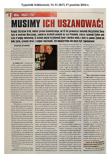 Zdzisław Król- publikacje