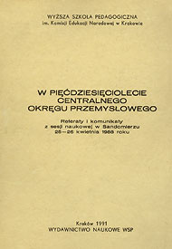  W pięćdziesięciolecie COP. WN WSP Kraków 1991 