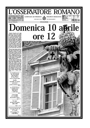  L'Osservatore Romano, 11 IV 2005 