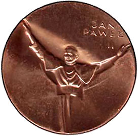  Medal z Janem Pawłem II - Urbi et Orbi - awers 
