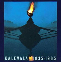  Fiński plakat na 150-lecie 'Kalevali' 