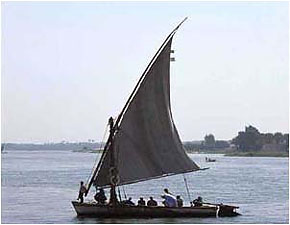  Feluka na Nilu pod Kairem - fot. Stanisław Markowski 