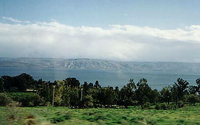  Jezioro Genezaret widok od Galilei 