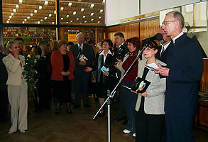  Otwarcie wystawy Zofii Kopel-Szulc, BU KUL, 23 IV 2004 r. 
