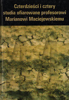 Marian Maciejewski- publikacje