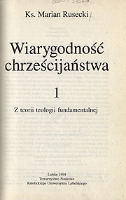 Marian Rusecki- publikacje