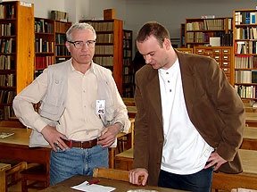  dr Adam Kopciowski w BU KUL, 24.IV'2006