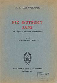  Marian Kamil Dziewanowski - publikacje 