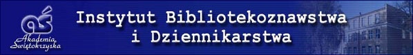  Instytut Bibliotekoznawstwa i Dziennikarstwa 