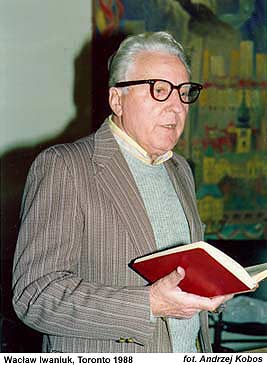  Wacław Iwaniuk (1912-2001)  fot. Andrzej Kobos, Toronto 1988 