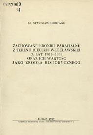  Ks. prof. St. Librowski - publikacje naukowe 