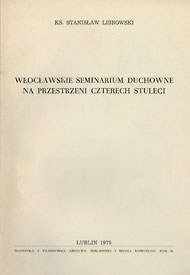  Ks. prof. St. Librowski - publikacje naukowe 