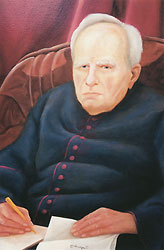  Ks. prof. Bolesław Przybyszewski, 2001 r., portret malarski, autor nieznany 
