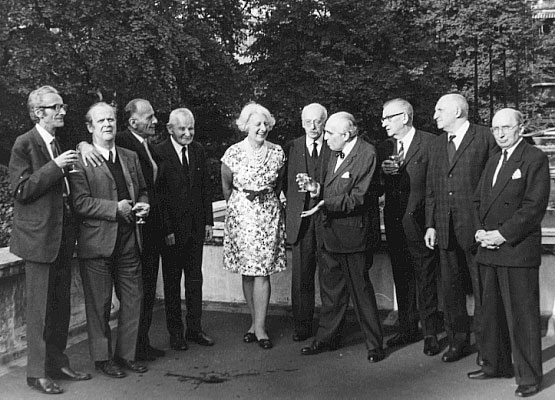  Jury nagrody literackiej londyńskich 'Wiadomości', Londyn, lato 1970 r. 