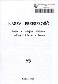 Ks. Bolesław Kumor (1986) Studia z dziejów Kościoła i kultury katolickiej w Polsce Ks. Bolesław Kumor (1986) Studia z dziejów Kościoła i kultury katolickiej w Polsce