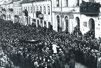  Pogrzeb Majera Szapiro, Lublin, 1933 