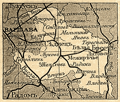  Prowincja Siedlecka, Królestwo Polskie, I poł. XIX w. 