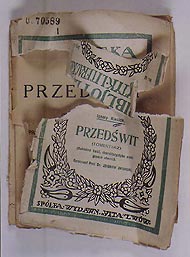  Książka przed konserwacją   i oprawą introligatorską 