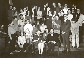  Irena Sławińska i Stefan Sawicki z Teatrem Scena Plastyczna KUL, lata '70. XX w. 