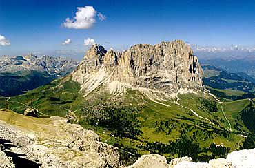  Dolomity - masyw Sella (siodło) 