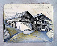  Vincenz Senoner   szkice architektury Dolomitów   BU KUL, kwiecień 2004 r. 
