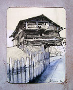  Vincenz Senoner   szkice architektury Dolomitów   BU KUL, kwiecień 2004 r. 