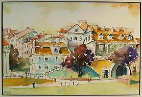  Sławomir Stasz, Lublin w akwareli   wystawa w BU KUL, XI-XII '2003 r. 