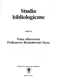  Bronisław Zyska: publikacje naukowe 