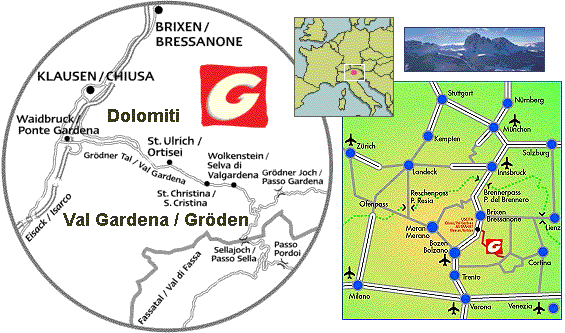  Val Gardena - lokalizacja 
