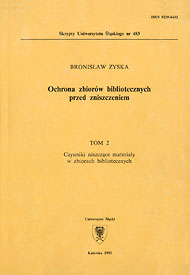  Bronisław Zyska: publikacje naukowe 