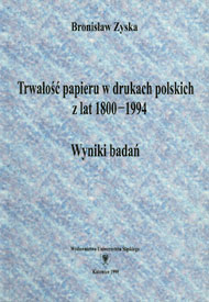  Bronisław Zyska: publikacje naukowe 