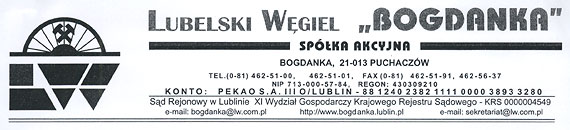  Lubelski Węgiel 