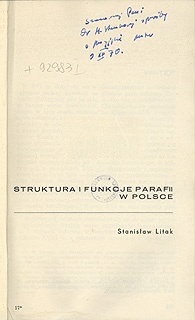 Stanisław Litak- publikacje