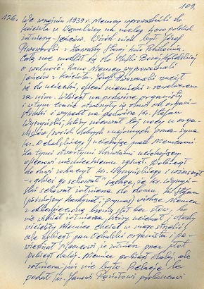  Złota Księga Łask MBK, Wąwolnica relacja o ocaleniu ks. S. Wyszyńskiego w Wąwolnicy we wrześniu 1939 r. 