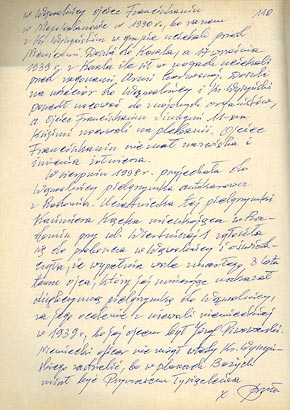  Złota Księga Łask MBK, Wąwolnica relacja o ocaleniu ks. S. Wyszyńskiego w Wąwolnicy we wrześniu 1939 r. 