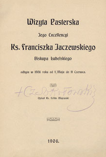  Wizyta Ks. Jaczewskiego, 1906 