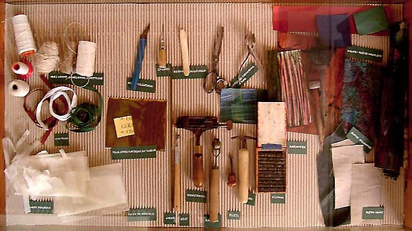 BU KUL, 2005, narzędzia i materiały introligatorskie 
