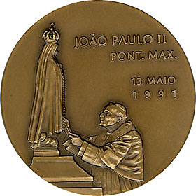  Pamiątkowy medal z Janem Pawłem II 