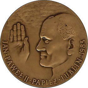  Pamiątkowy medal z Janem Pawłem II 
