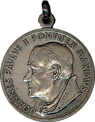  Pamiątkowu medalion pielgrzymkowy Johannes Paulus II Pontifex Maximvs Mater Dei, Czestochowa - awers 