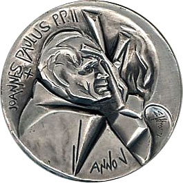  Pamiątkowy medal z Janem Pawłem II 