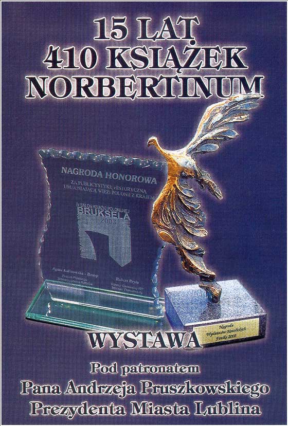  Zaproszenie na wernisaż wystawy 15 lat Wydawnictwa 'Norbertinum', BU KUL, 1 marca 2005 r. 