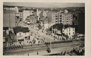  Pocztówka, początek XX w. Gdynia, widok na ulicę 10 Lutego 