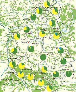  Lasy Lubelszczyzny - struktura siedliskowa ptaków 